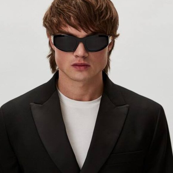 🕶️ New Moschino MOS164/S 0807 IR Sunglasses - Black Frame, Grey Lenses - Picture 2 of 10